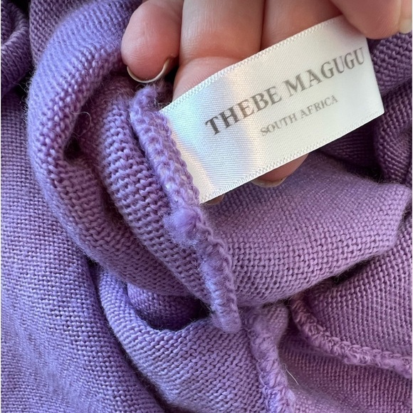 Thebe Magugu Keyhole Handkerchief Hem Dress - Picture 16 of 16